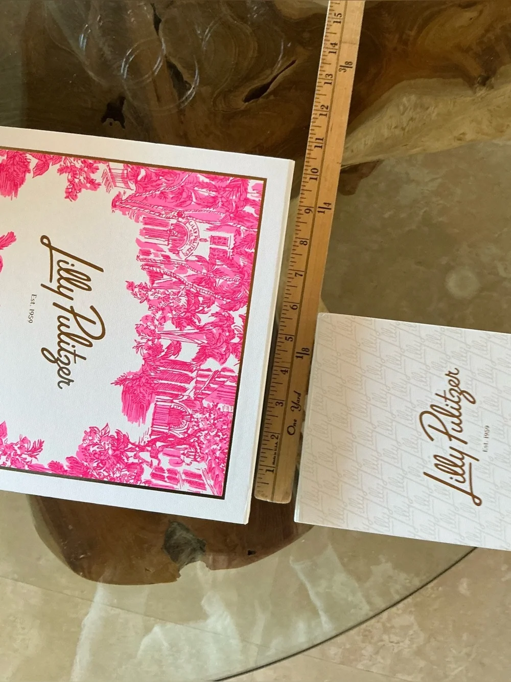 Lilly Pulitzer Pink & White Decorative Gift Box Set